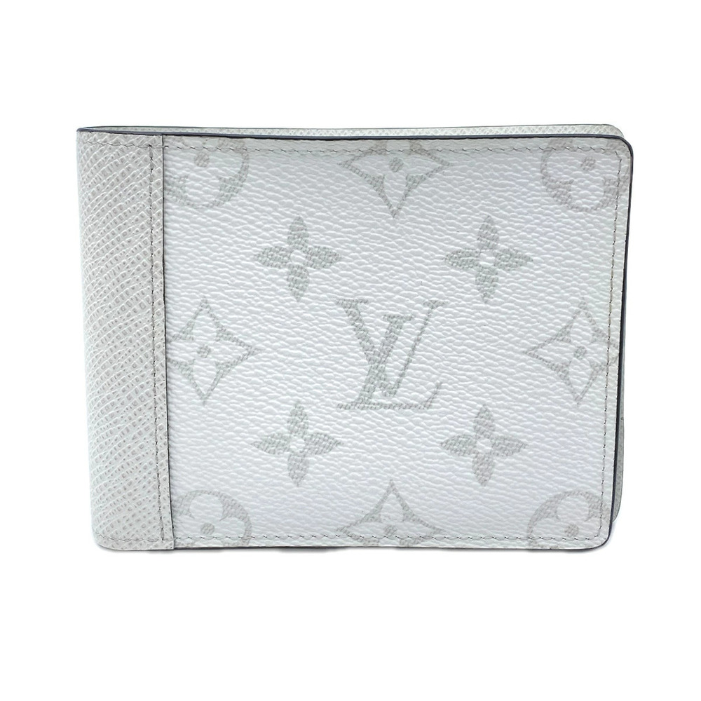 Louis Vuitton Portefeuille Multiple Antarctica Taigarama wallet fold bi white